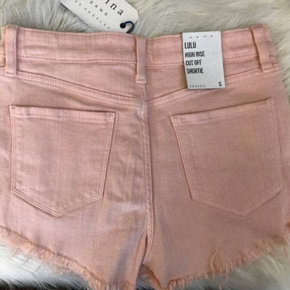 Eunina lulu high rise shorts in pink - Picture 2 of 3